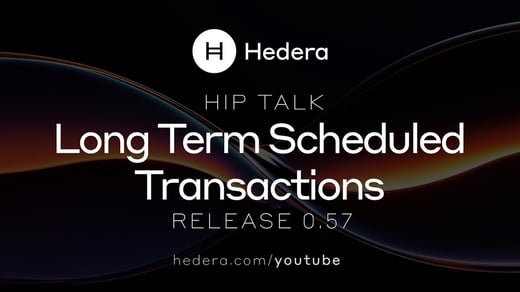 HIP Talk Long Term Scheduled Transactions